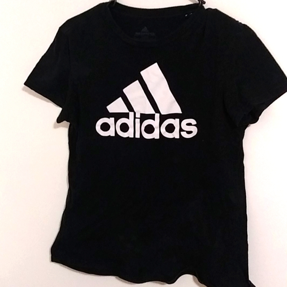 Adidas black tee